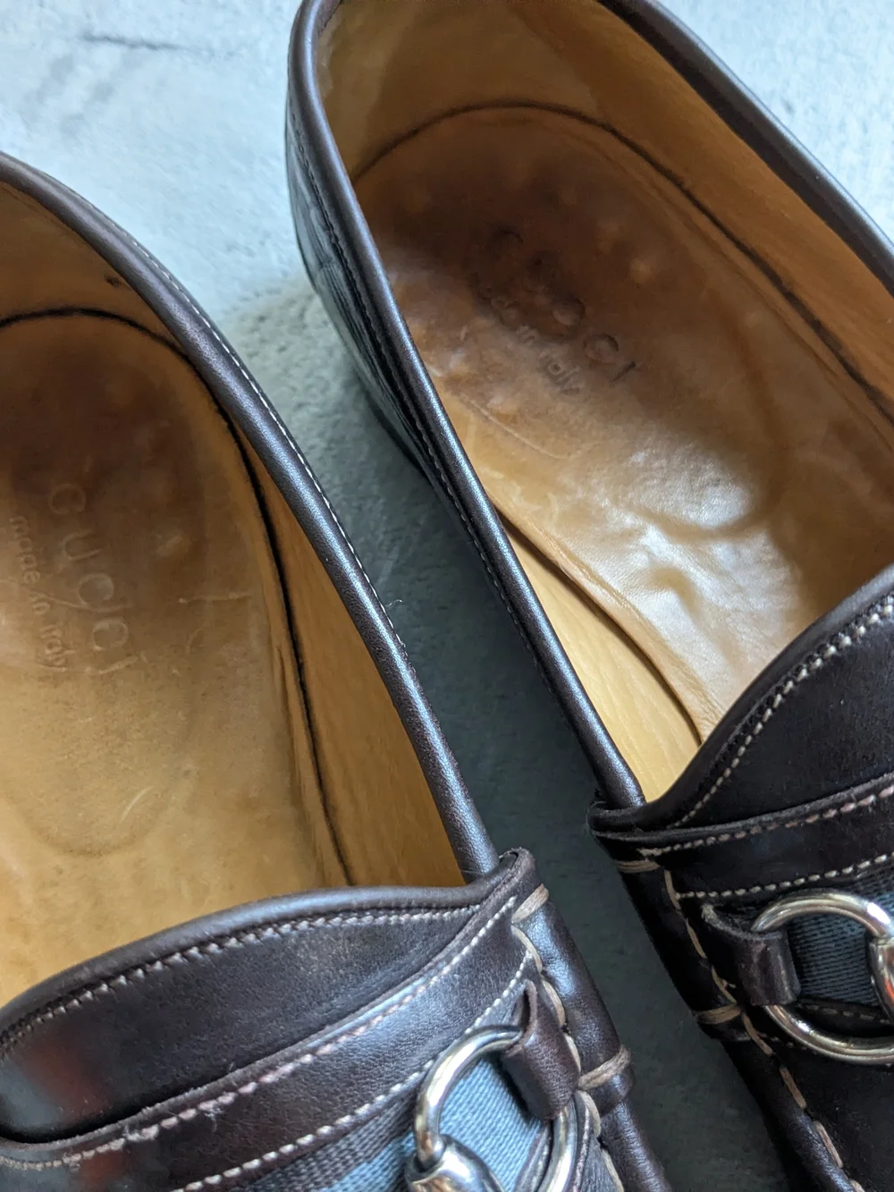 Gucci Horsebit Loafers Brown Leather 12 Mens US